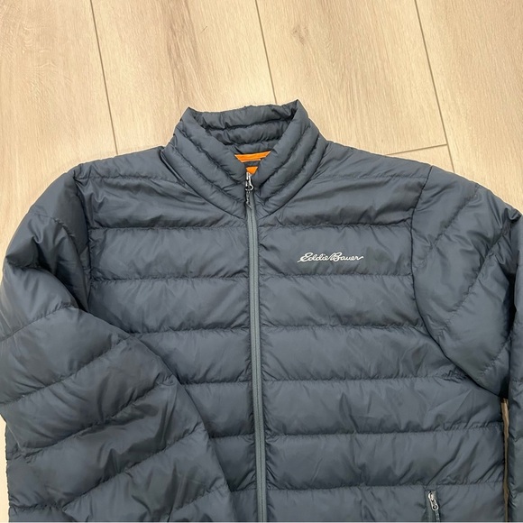 $129 Size XL GRAY Eddie Bauer Men's CirrusLite Down Jacket ultralight PACKABLE - Picture 2 of 6